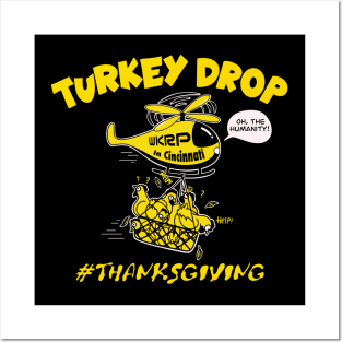 Wkrp Turkey Drop - Turkey drop  funny Posters and Art